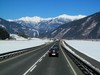 estrada no inverno: 