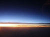 Sunset up high: Sunset take from airplane