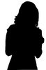 Girl: Girl silhouette.