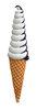 Coned ice cream: A huge and tasty plastic ice-cream.Please comment this shot or mail me if you found it useful. Just to let me know!I would be extremely happy to see the final work even if you think it is nothing special! For me it is (and for my portfolio).