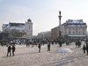 Warschauer Altstadt im Winter: 