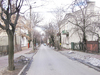 Street in early spring: A street in Pruszków.