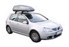 Car with roof rack: Roof rack car.