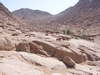 Mount Sinai area: Mountains in the desert. Sinai, Egypt.