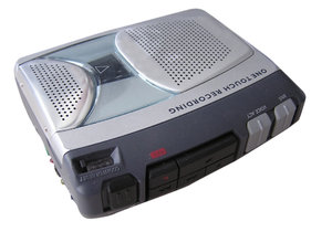 Tape recorder: A casette recorder. Please let me know if you decide to use it!