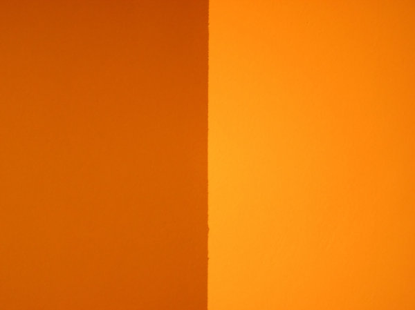 Orange wall: 