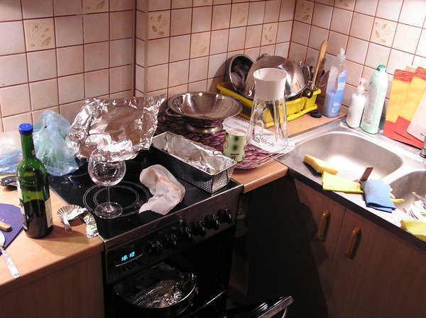 Keuken vuil: 