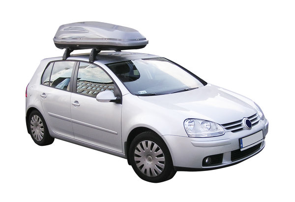 Car with roof rack: Roof rack car.