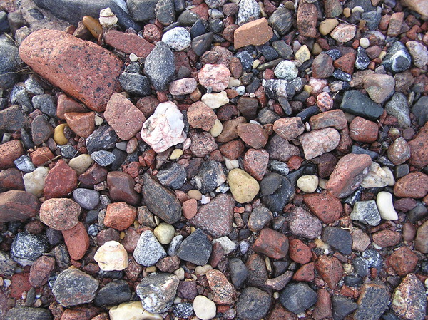 Stone texture: Wet stones.