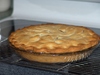 Homemade Apple Pie: Fresh homemade Apple Pie - photo makes a nice illustration for baking.