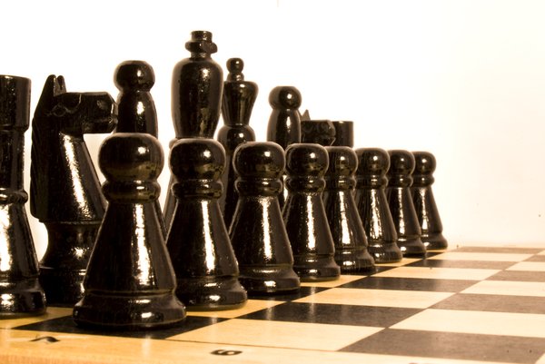 Chess 1: Chess - black pawns