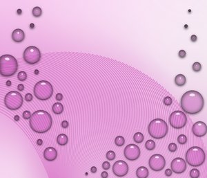 pink bubbles: Pink floating bubbles
