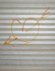 Heart: A graffiti heart on a shop front in Beirut
