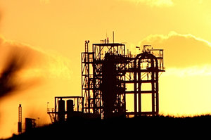 Petro Plant: This is half a mile from my home and I got this picture at sunrise.