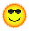 Smile Mr. Sun!: Let the Sun (with his hot shades) smile upon everyone!!!