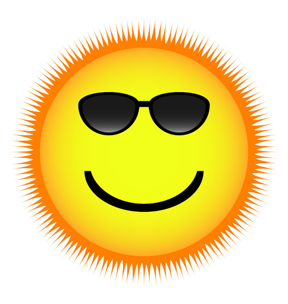 Smile Mr. Sun!: Let the Sun (with his hot shades) smile upon everyone!!!