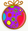 Christmas Bauble: Christmas bauble doodle.