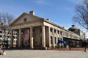 Quincy Market: Part of the Freedom Trail walk. Historical walk round Boston