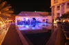 Evening Pool: Aruba hotel in the evening