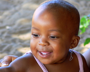 Children of Africa: The happy Face of an African baby