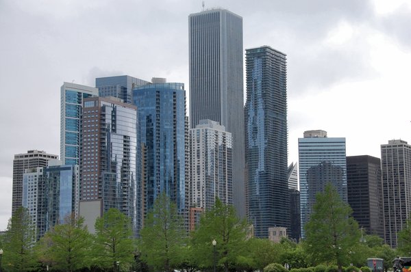 Skyscrapers: Part of the Chicago skyline