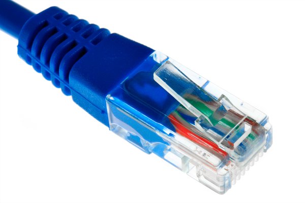 Ethernet-kabel Close-up: 