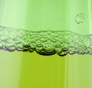 Groen bier bubbels: 