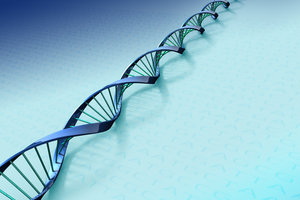 DNA molecule 5: DNA double helix illustration