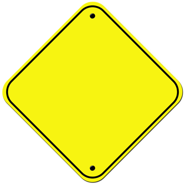 Blank Signs 2: Stop & Caution