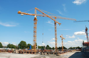 Construction Site 1: Construction site, Malmö, Sweden.
