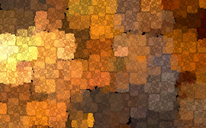 Copper mosaic: Copper mosaic, rendered using Apophysis.