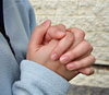 hands4: woman's folded hands - as in prayer