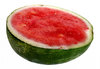 water melon red: cut water melons - green exterior, red interior
