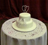 wedding cake1: two-tiered wedding cake
