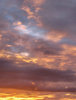 evening sky colour1: Southern sunset  clouds