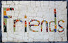 friendly mosaics3: basic background mosaics with words