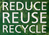 recycling encouragement1: sign against waste