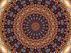 stretch rubber mandala: abstract backgrounds, textures, patterns, kaleidoscopic patterns, circles, shapes and  perspectives from altering and manipulating images
