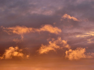 evening sky colour6: Southern sunset  clouds