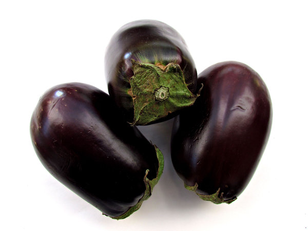 eggplant: various eggplants or aubergines