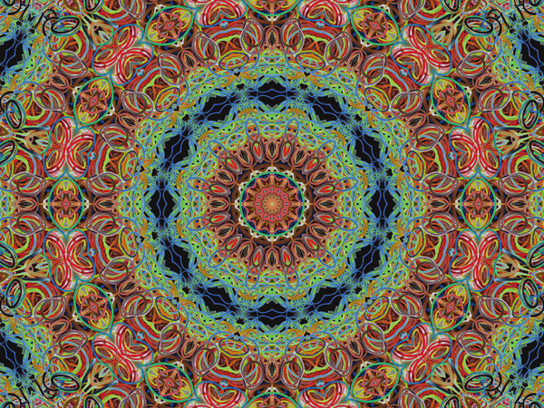 reverse stretch rubber mandala: abstract backgrounds, textures, patterns, kaleidoscopic patterns, circles, shapes and  perspectives from altering and manipulating images