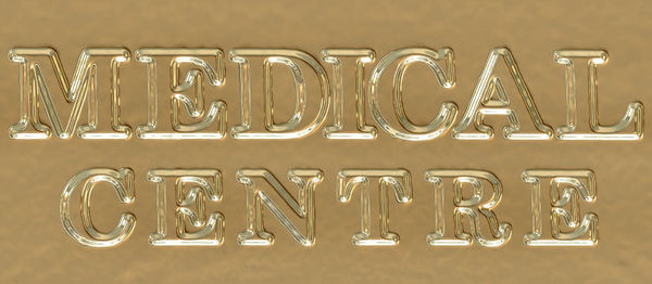 medical centre 3-D sign1: basic medical centre sign in 3-D