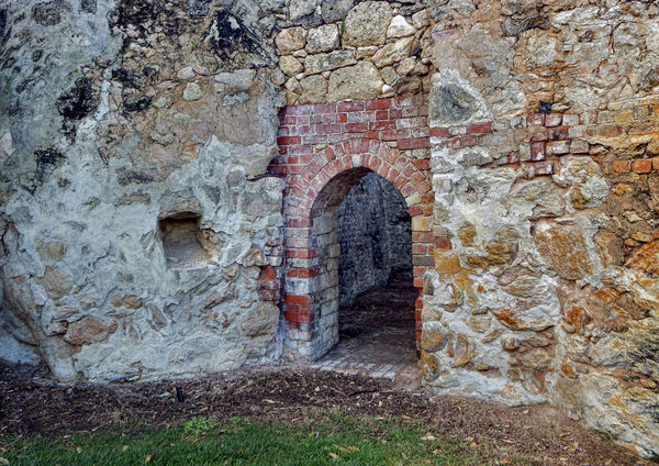historic lime kiln remains2: remaining ruins of historic lime kilns now in secluded park