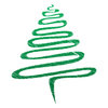Groene Scribble Xmas Tree: 