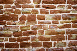 Rustic Stone Wall: 