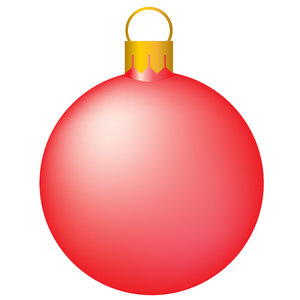 Christmas Tree Bauble 2:  Isolated bauble on a white background.