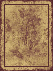 Parchment Border 2: Grungy parchment background illustration with border.