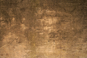 Urban Grunge: A grungy rendered wall with deeply scored crosshatching.