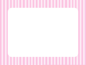 Candy Stripe Frame 2: A pink candy stripe frame.