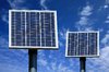 Solar Panels 3: Two solar panels against a blue sky
